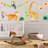 Extra-large Jungle Animals Kids Bedroom Nursery Wall Stickers - Image 13