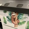 Watercolour Sloth Wall Art Decal Composition - Image 4