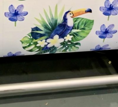 Watercolour Jungle Bird Wall Art Decal Composition Safari Animals Wall Stickers - Image 4