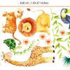 Extra-large Jungle Animals Kids Bedroom Nursery Wall Stickers - Image 3