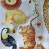 Extra-large Jungle Animals Kids Bedroom Nursery Wall Stickers - Image 11