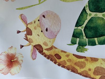 Extra-large Jungle Animals Kids Bedroom Nursery Wall Stickers - Image 10