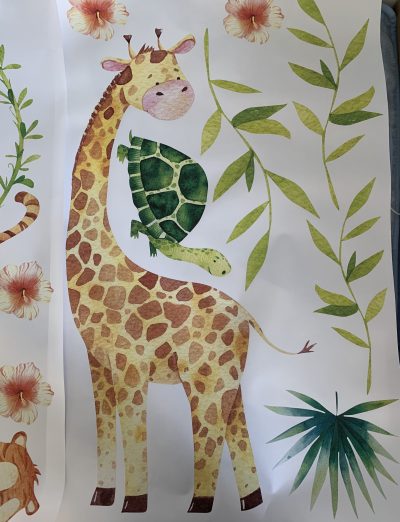Extra-large Jungle Animals Kids Bedroom Nursery Wall Stickers - Image 9