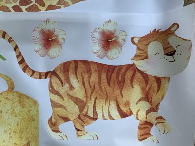 Extra-large Jungle Animals Kids Bedroom Nursery Wall Stickers - Image 8
