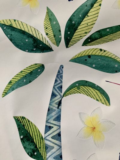Watercolour koala Jungle Composition set Safari Wall Nursery Decor - Image 5