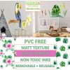 Jungle Animal Nursery Decal, Baby T-Rex Dino Wall Sticker, Childrens Watercolour Dinosaur Bedroom Decor, removeable fabric - Image 2