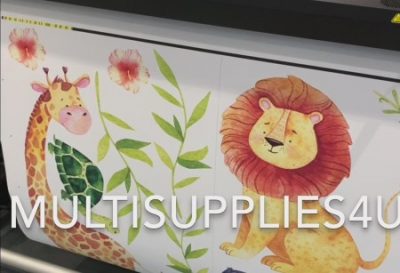 Extra-large Jungle Animals Kids Bedroom Nursery Wall Stickers - Image 4