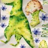 Watercolour Large Dino Wall Decals - Nursery T-rex Wall Stickers - Image 3