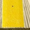 50mm Wide x 1m Anti Slip GRP Decking Strip Yellow