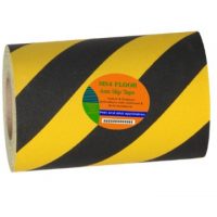 MS4FLOOR Anti Slip 150mm x 18m Self-adhesive tape Black/Yellow