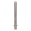 TRAFFIC-LINE EV Charging Point Protection Bollards, Stainless Steel, 108/2mm, H 1,200mm, aluminium cap, sub-surface fix