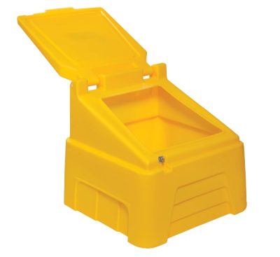 200 Litre 720 x 750 x 710mm Heavy Duty Grit Bin Yellow Model Number RW0001 - Image 3