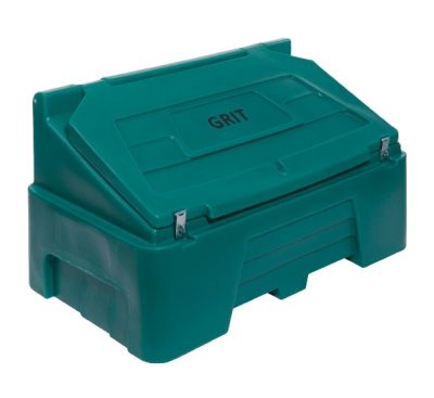 400 Litre 1260 x 750 x 710mm Heavy Duty Grit Bin Forest Green Model Number RW0002