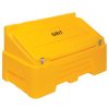400 Litre 1260 x 750 x 710mm Heavy Duty Grit Bin Yellow Model Number RW0002