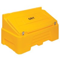 400 Litre 1260 x 750 x 710mm Heavy Duty Grit Bin Yellow Model Number RW0002