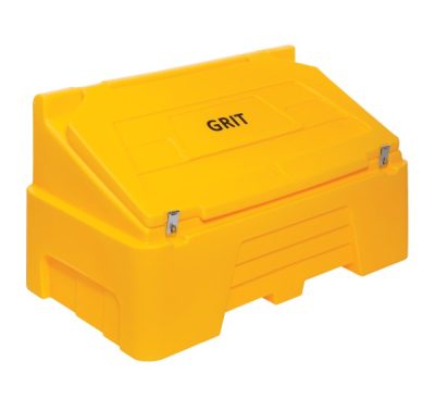 400 Litre 1260 x 750 x 710mm Heavy Duty Grit Bin Yellow Model Number RW0002