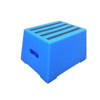 Heavy Duty Plastic Steps 1 Tread Load Bearing 260kg-Food Approved Safety Steps Blue