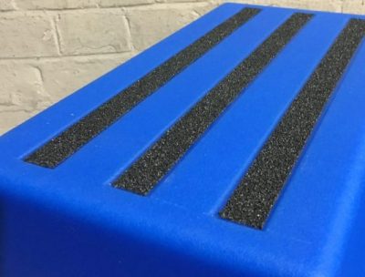 Heavy Duty Plastic Steps 1 Tread Load Bearing 260kg-Food Approved Safety Steps Blue - Image 3