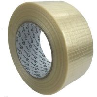 50mm x 50m (6 rolls )ULTIMATE Cross Weave Fibreglass Reinforced Filament Packing Tape
