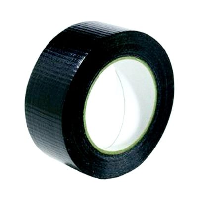 Pack of 6 rolls Cloth Gaffer tape 50mm x 50m Black