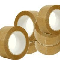Pack of 6 rolls Eco friendly packaging tape 50mm x 50m