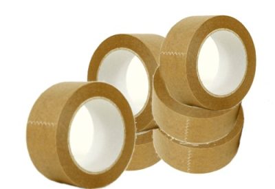 Pack of 6 rolls Eco friendly packaging tape 50mm x 50m
