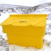 200 Litre 1020 x 520 x 720mm Yellow Stackable Grit Bin - Image 2