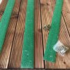 50mm Wide x 1.2metres Long Anti Slip GRP Decking Strip Green - Image 3