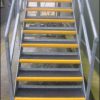 750mm x 345mm Fibreglass Anti Slip Stair Tread Covers black /yellow nosing - Image 2