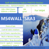 MS4WALL Inkjet Self Adhesive Fabric Canvas Removable SRA3 X 100 Sheets