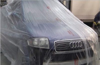 JTAPE 1090.6010 PREMIUM PLASTIC CLEAR CAR MASKING FILM SHEETING ROLL 6M X 100M