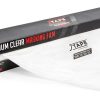 JTAPE 1090.4015 PREMIUM PLASTIC CLEAR CAR MASKING FILM SHEETING ROLL 4M X 150M
