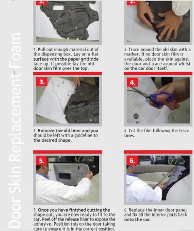 JTAPE 2204.6010 DOOR SKIN REPLACEMENT FOAM - Image 3