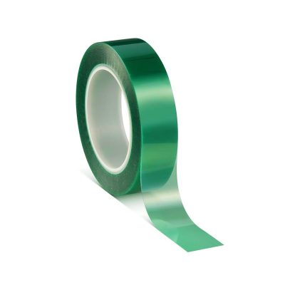 25mm x 66m Green High Temperature powder coating and painting Polyester tape - Image 2