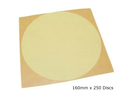 250 Alloy Wheel Masking Discs High Temperature Beige Crepe 160mm - Image 4
