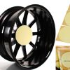 250 Alloy Wheel Masking Discs High Temperature Beige Crepe 155mm - Image 3