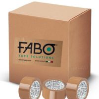 36 Rolls Hot Melt Polypropylene FABO packaging tape – 48mm x 66m Buff/brown