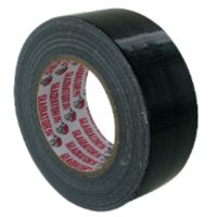 48mm x 50m Cloth Gaffa Duct Black Galdiator Tape 35 Mesh