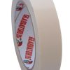 24mm x 50mm Gladiator Masking Tape White Pack of 6 Rolls