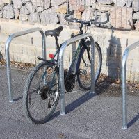TRAFFIC-LINE Sheffield Style Cycle Stand Sub-Surface Fix 710mmW x 1,060mmH x 48mm Dia