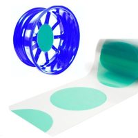 250 Alloy Wheel Masking Discs High Temperature Green Polyester 150mm