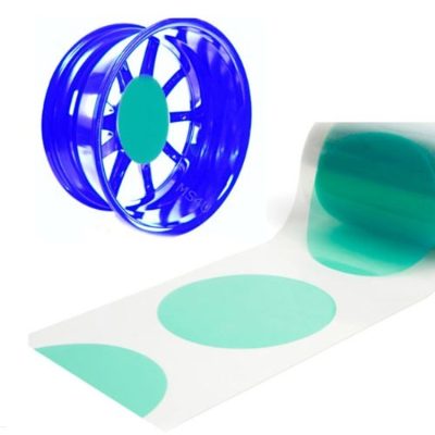 250 Alloy Wheel Masking Discs High Temperature Green Polyester 150mm