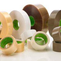 48mm x 132m Ubis PP5525 -36 Rolls Clear Light weight carton sealing tape BOPP Solvent packaging tape