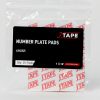 JTAPE Number Plate Pads 85mm x 25mm 1000 pads per roll - Image 5