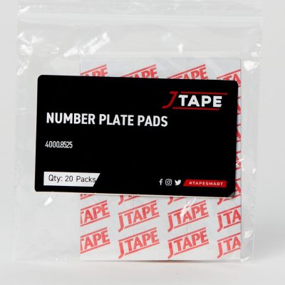 JTAPE Number Plate Pads 85mm x 25mm 1000 pads per roll - Image 5