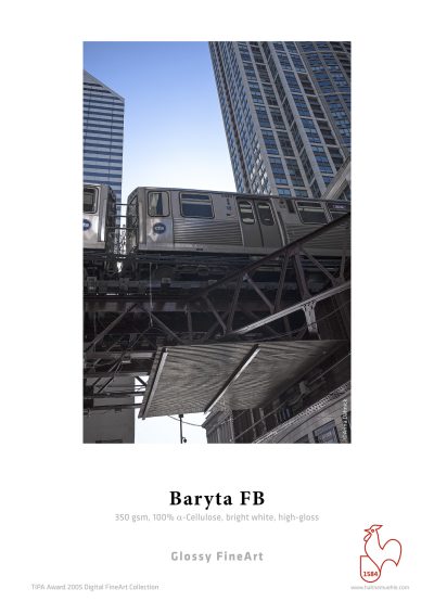 Hahnemühle Baryta FB A3+ 25 sheets 350gsm bright white high-gloss - Image 4