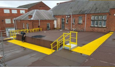 Fibreglass Yellow Sheet Plate 2m x1m x 4mm thick with anti slip surface