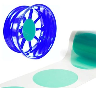 250 Alloy Wheel Masking Discs High Temperature Green Polyester 145mm