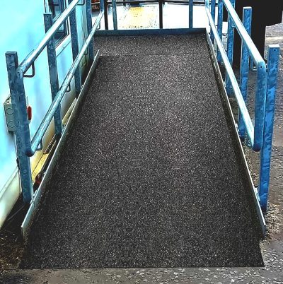 Fibreglass Black Sheet Plate 800mm x 1220mm x 4mm thick with anti slip surface - Image 2