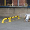 BLACK BULL Truck Wheel Guides Steel Hot Dip Galvanised & Powder Coated Yellow With Black Reflective Bands Supplied in Pairs - Image 4